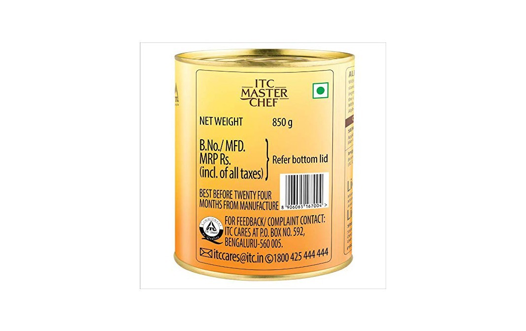 ITC Master Chef Alphonso Mango Pulp    Tin  850 grams